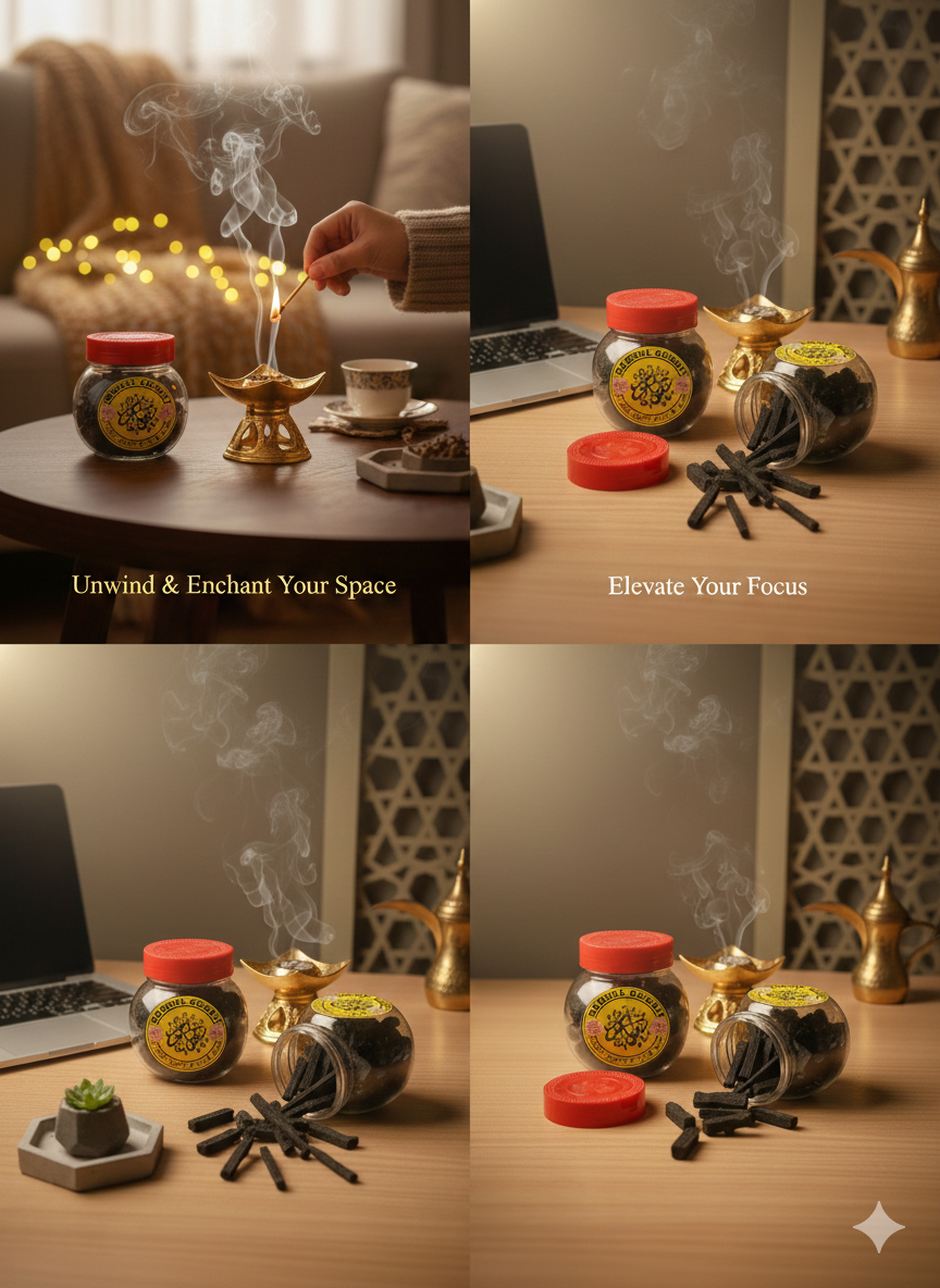 Encens Mamoul Kuwait - Bakhoor Traditionnel Premium