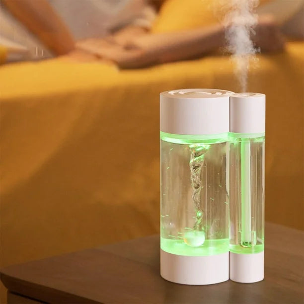 Diffuseur d'Arômes Lumineux Cascade - Humidificateur Ultrasonique & Ambiance Zen