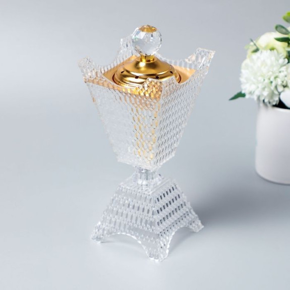 Brûleur d'Encens en Cristal de Luxe