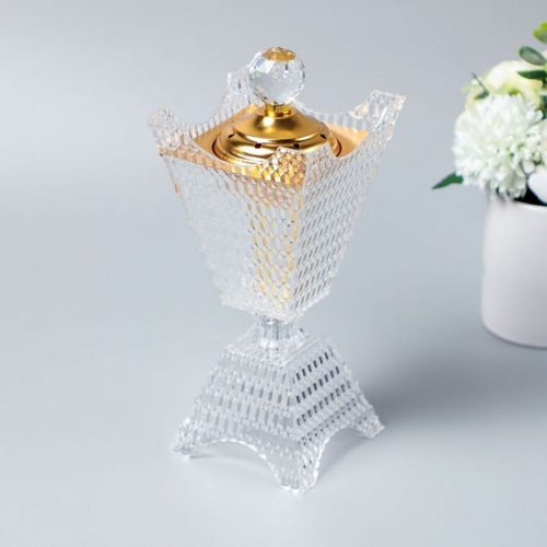 Brûleur d'Encens en Cristal de Luxe